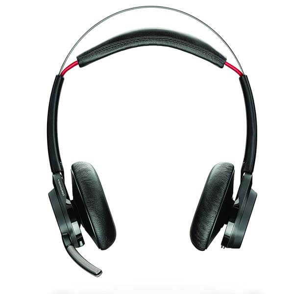 Sodorous Ersatz-Ohrpolster Für Plantronics Voyager Focus UC B825 – Memory-Schaum, Leder, Schwarz